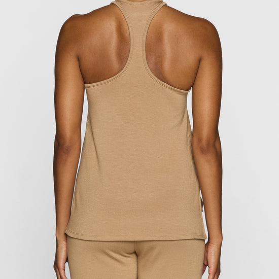 Camel | The Womens Racerback Tank