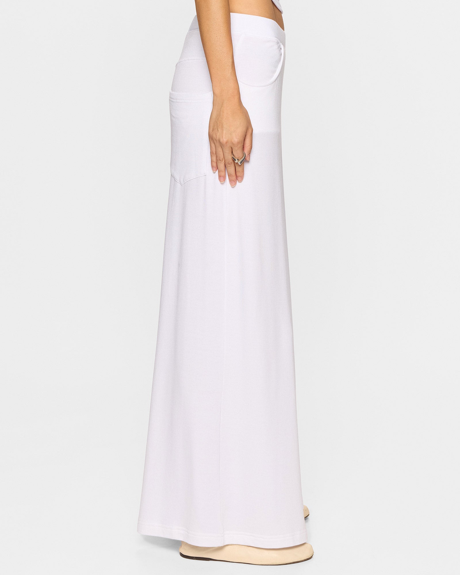 White | The Lyndie Pant Signature Fabric