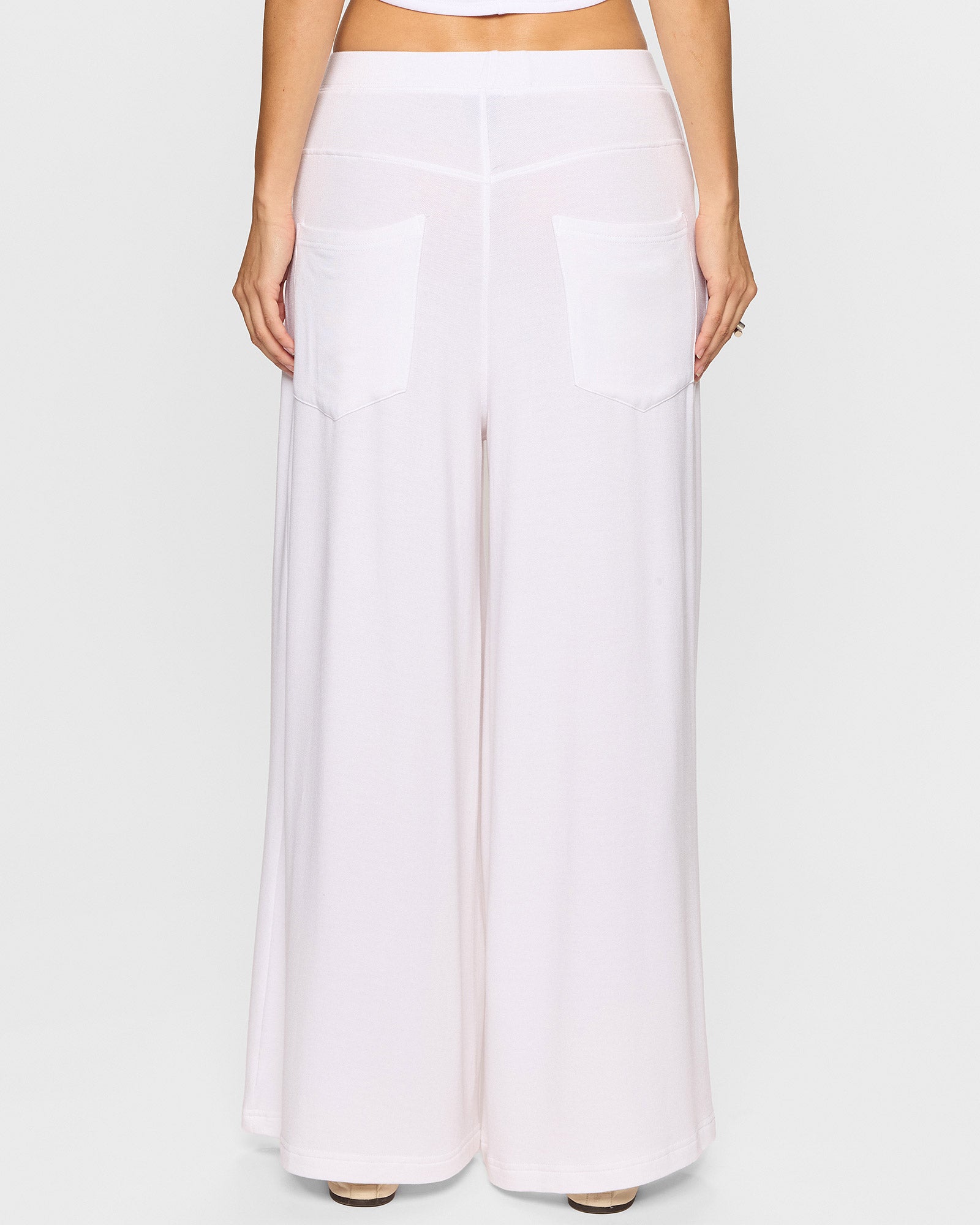 White | The Lyndie Pant Signature Fabric