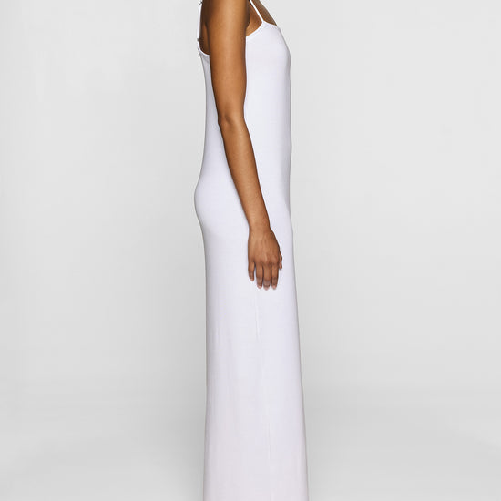White | The Slip Dress Side