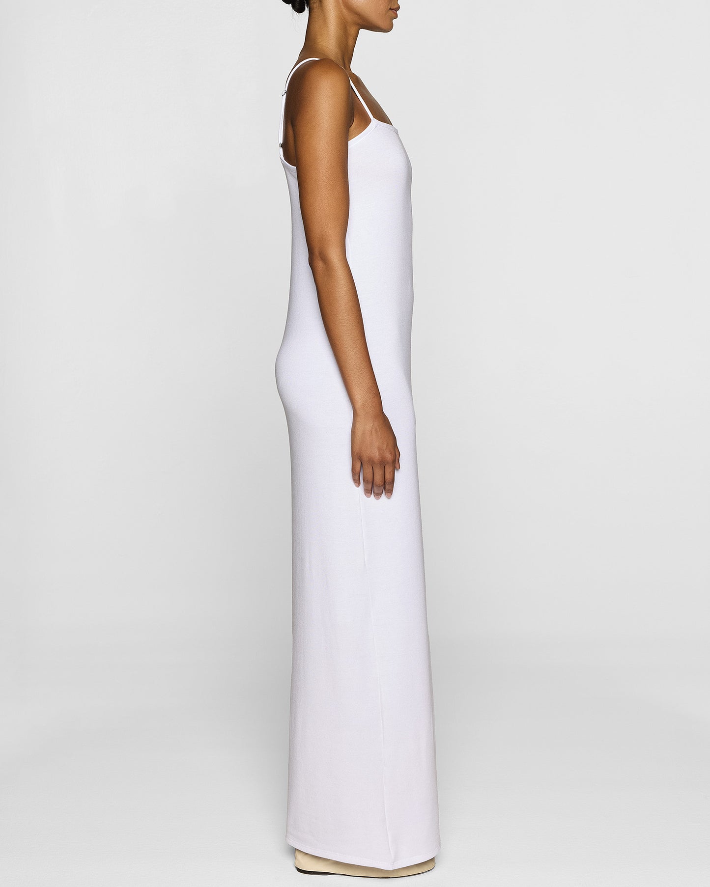 White | The Slip Dress Side