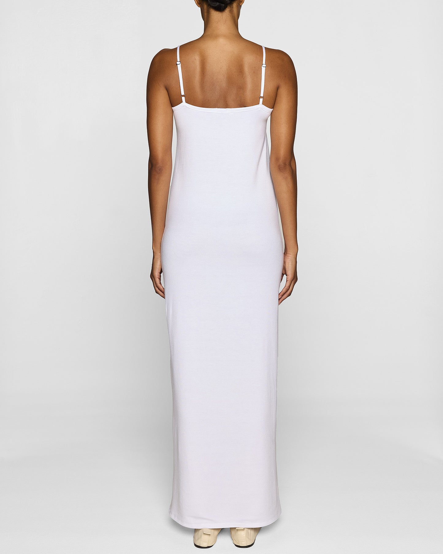 White | The Slip Dress Back