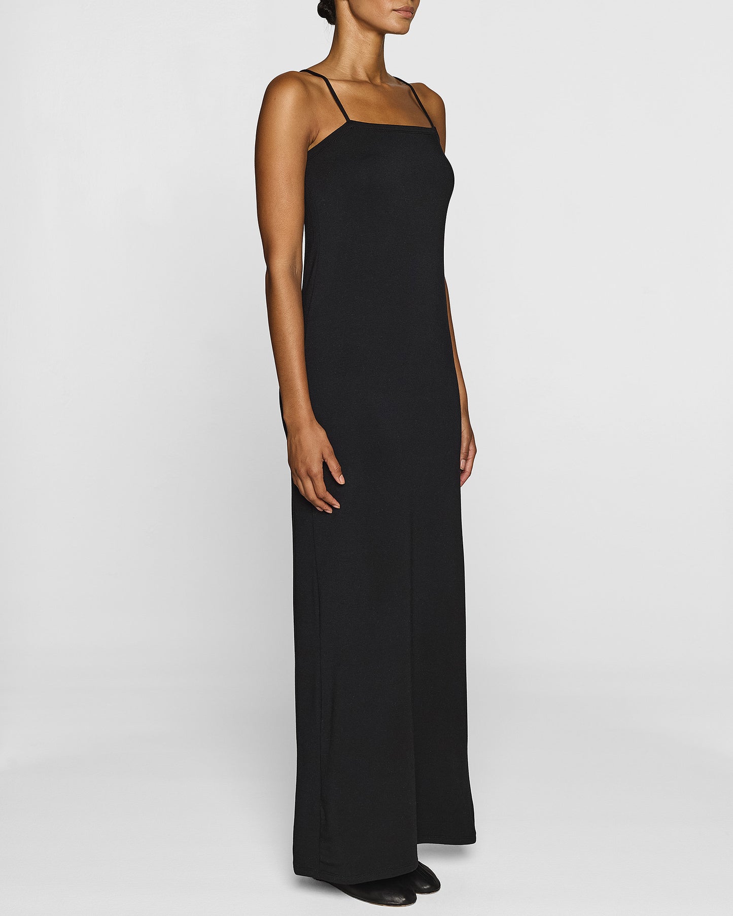 Black | The Slip Dress Angle