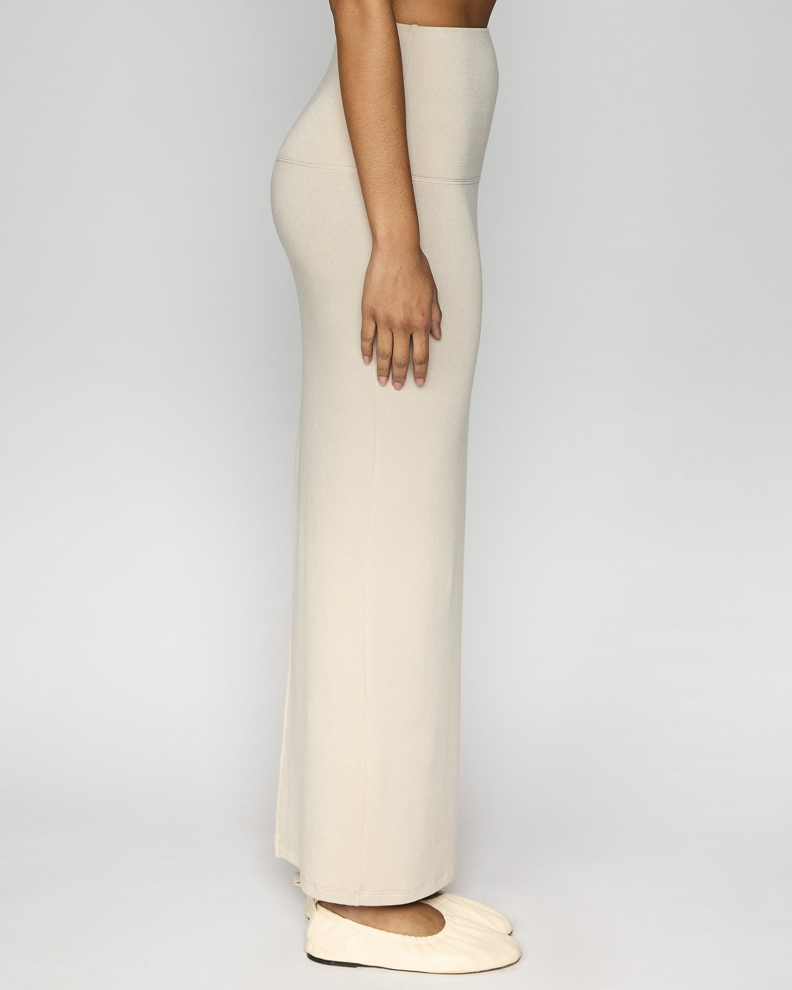 Stone | The Maxi Tube Skirt Side