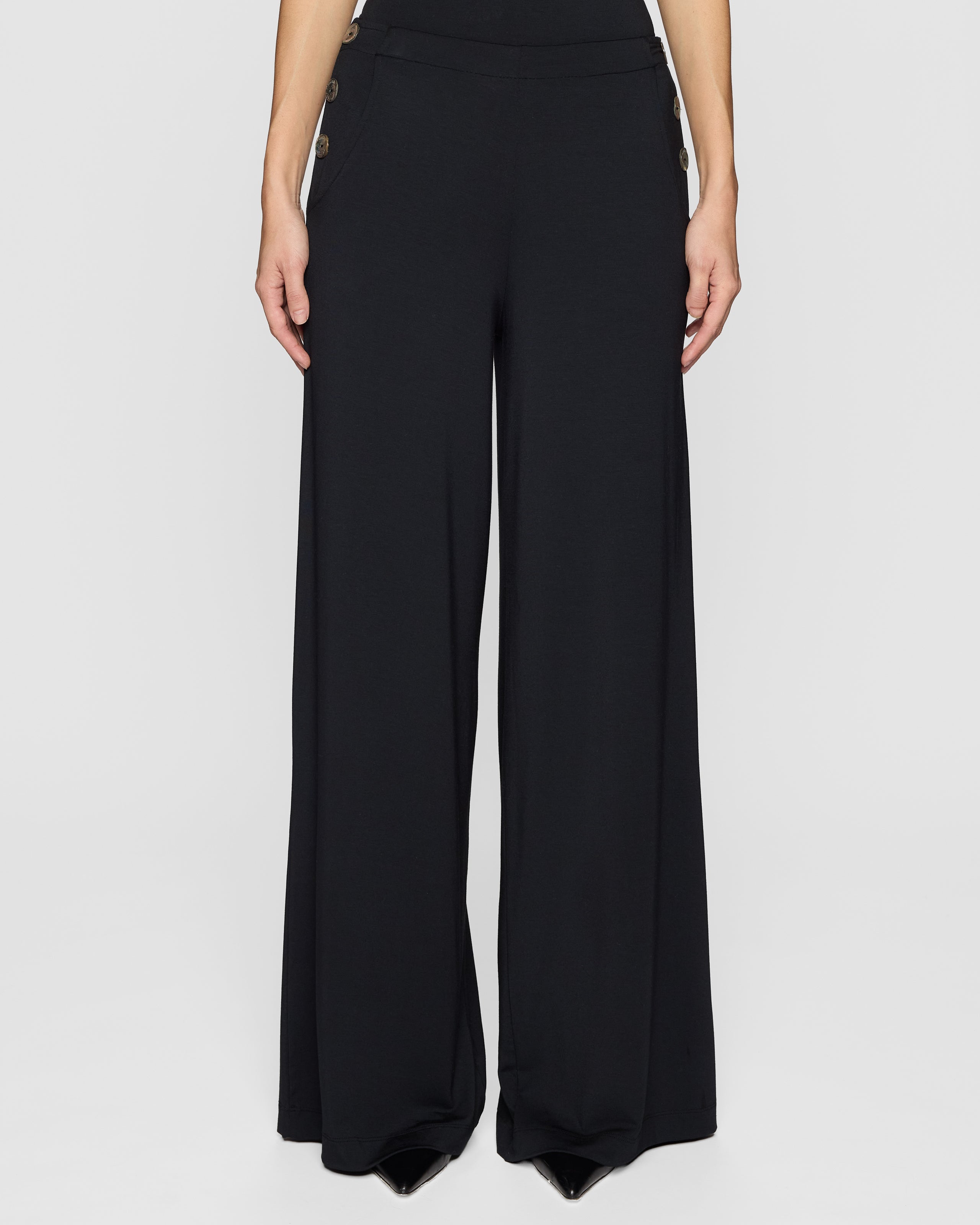 Black | The Palazzo Sailor Pant Lite
