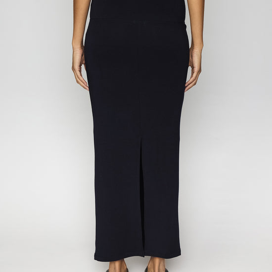Navy | The Maxi Tube Skirt Back