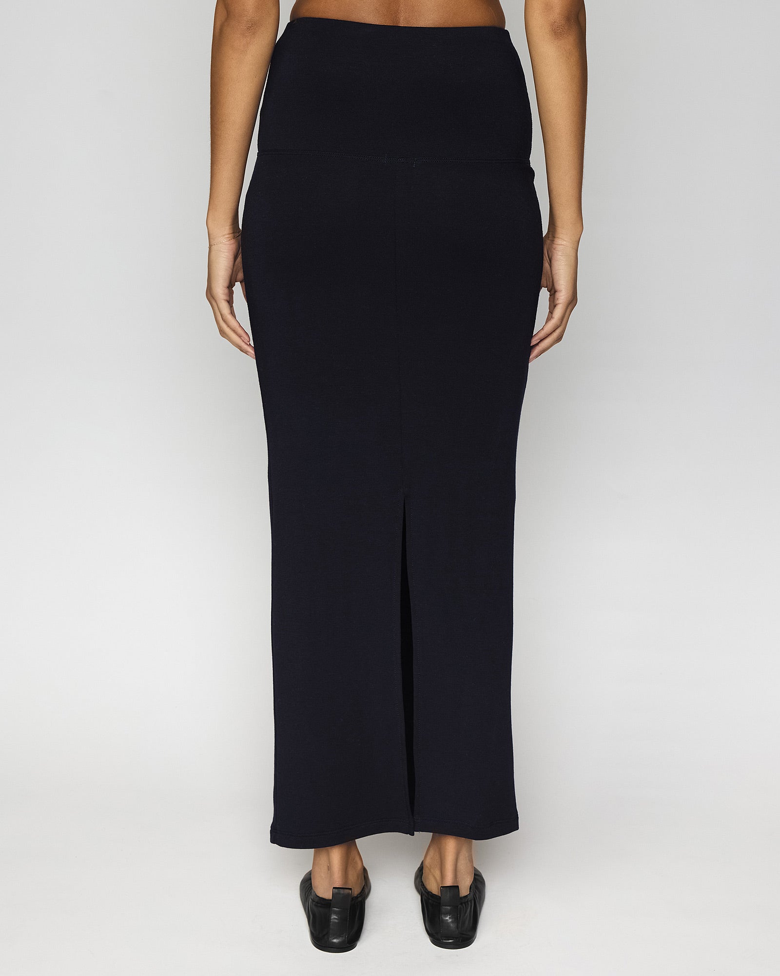 Navy | The Maxi Tube Skirt Back