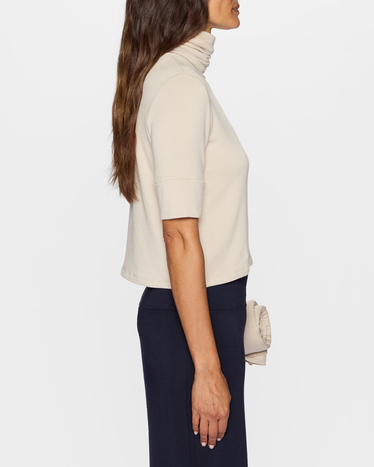 Stone | The Elbow Sleeve Turtleneck