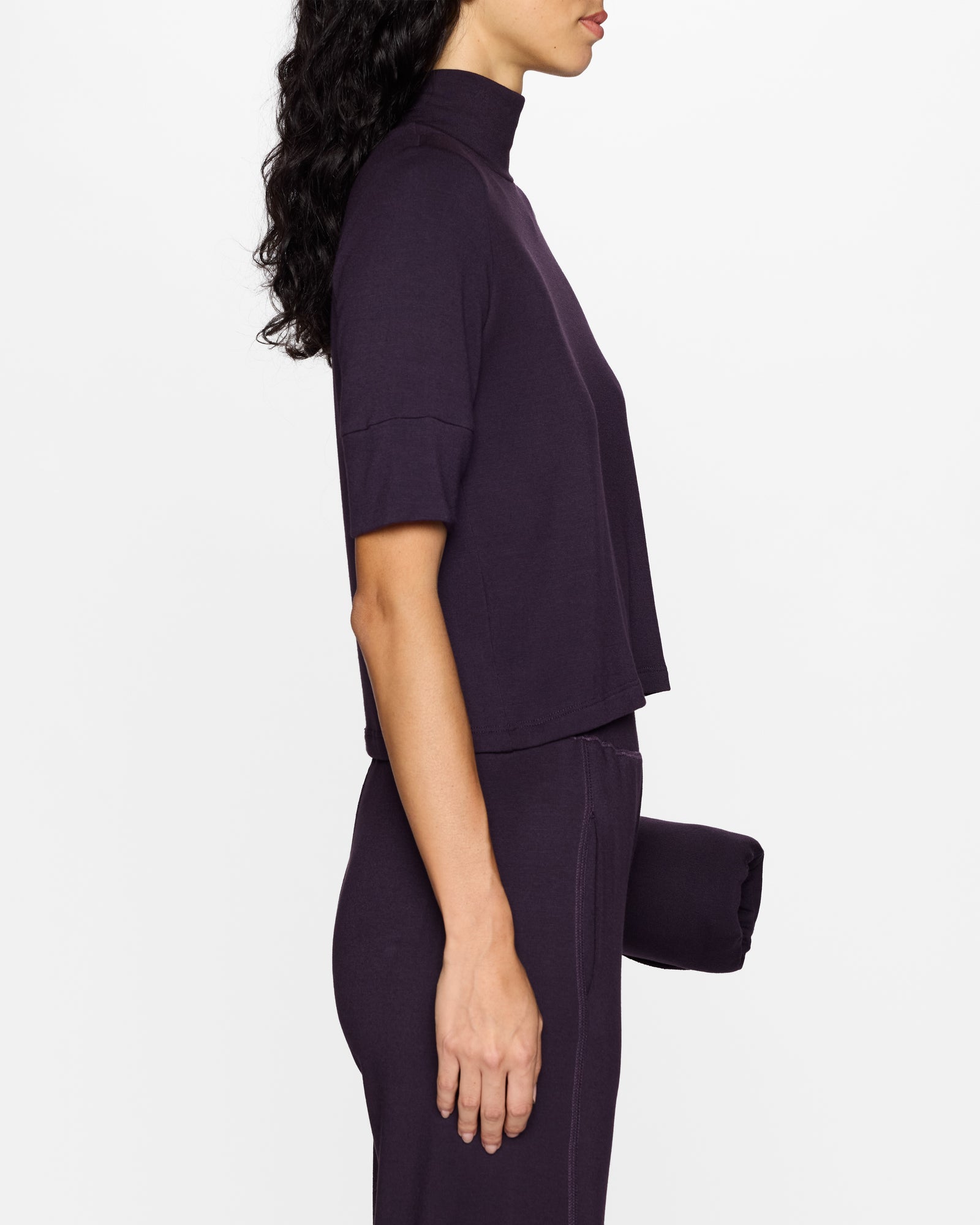 Plum | The Mock Neck Top