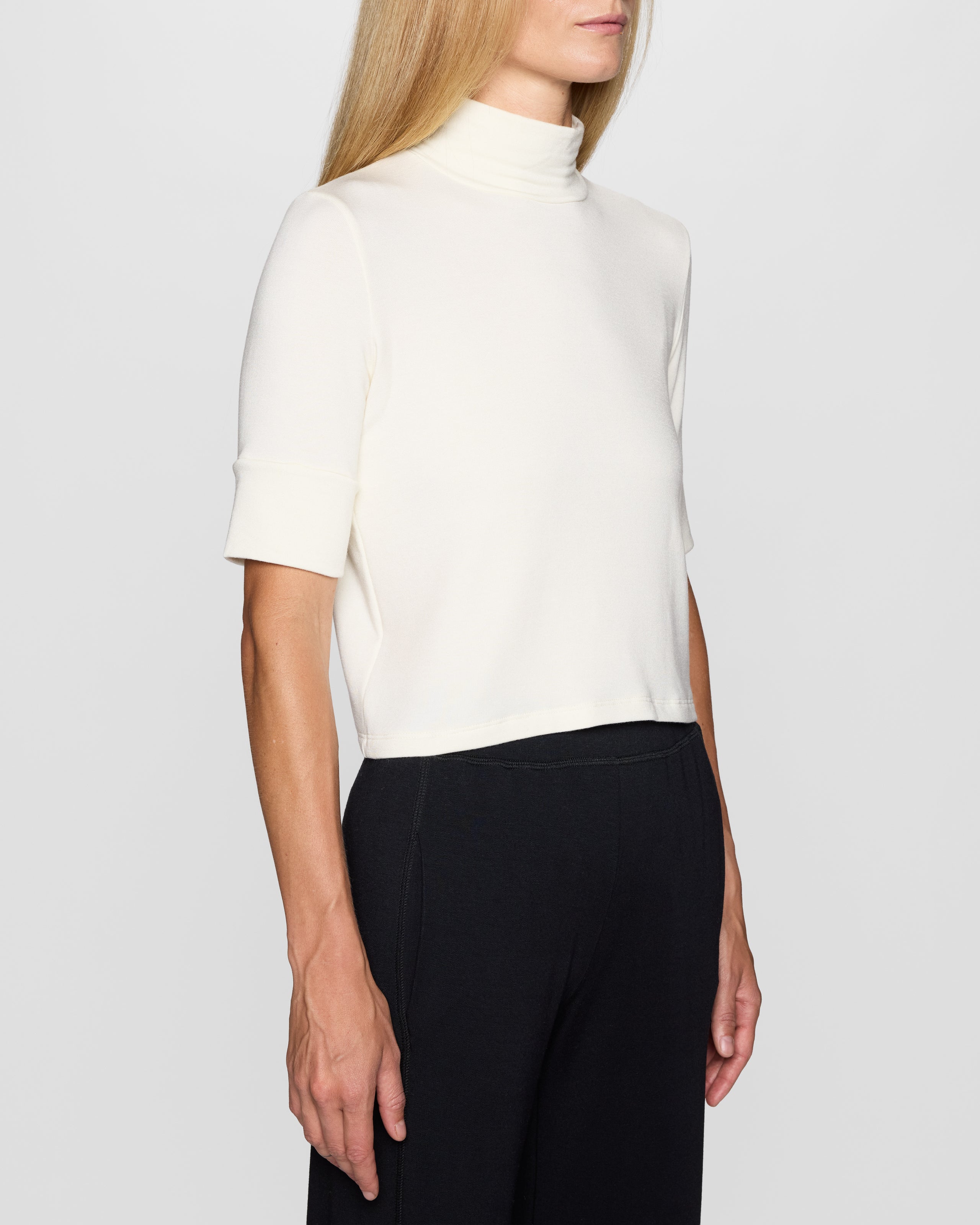 Unbleached | The Mock Neck Top