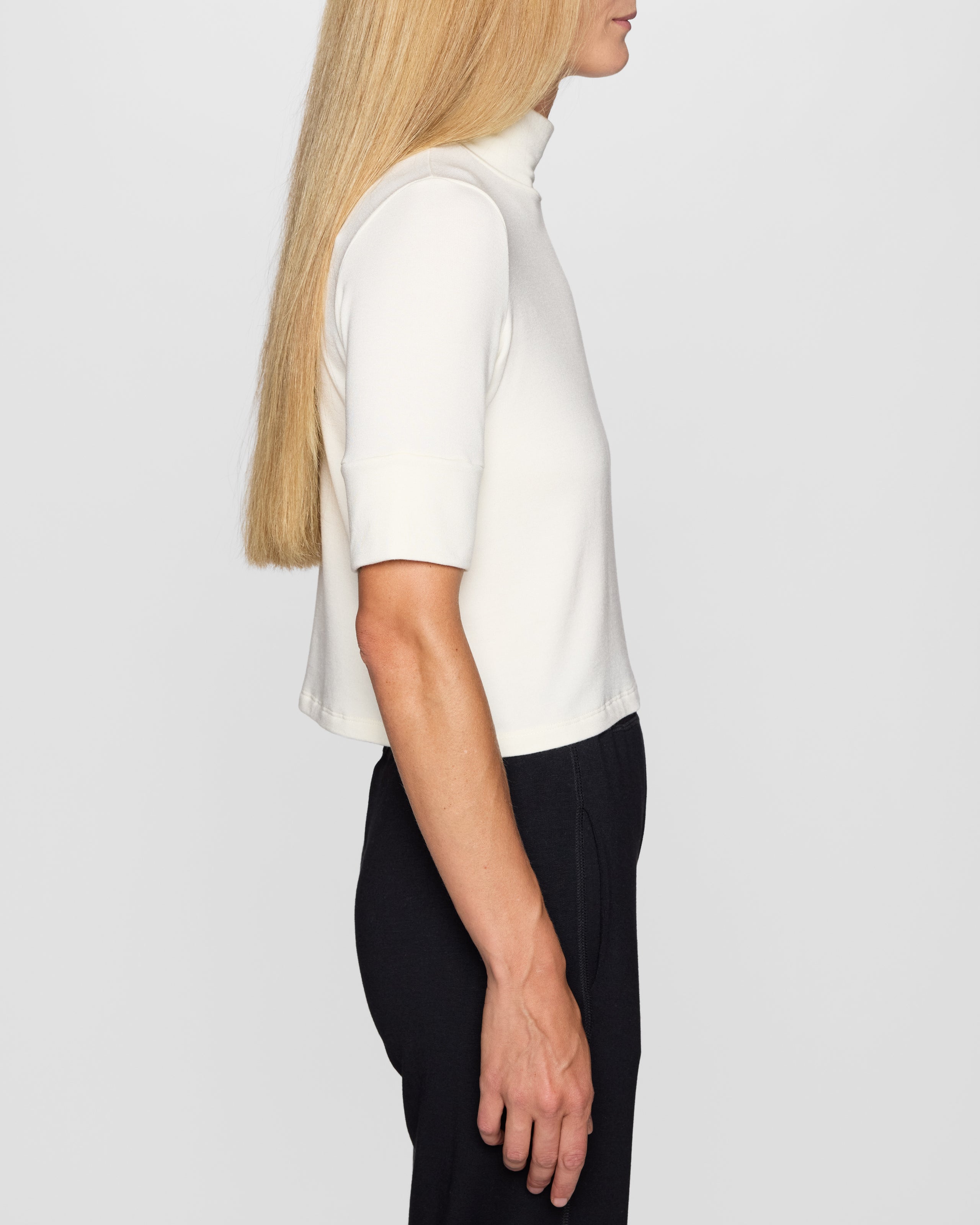 Unbleached | The Mock Neck Top