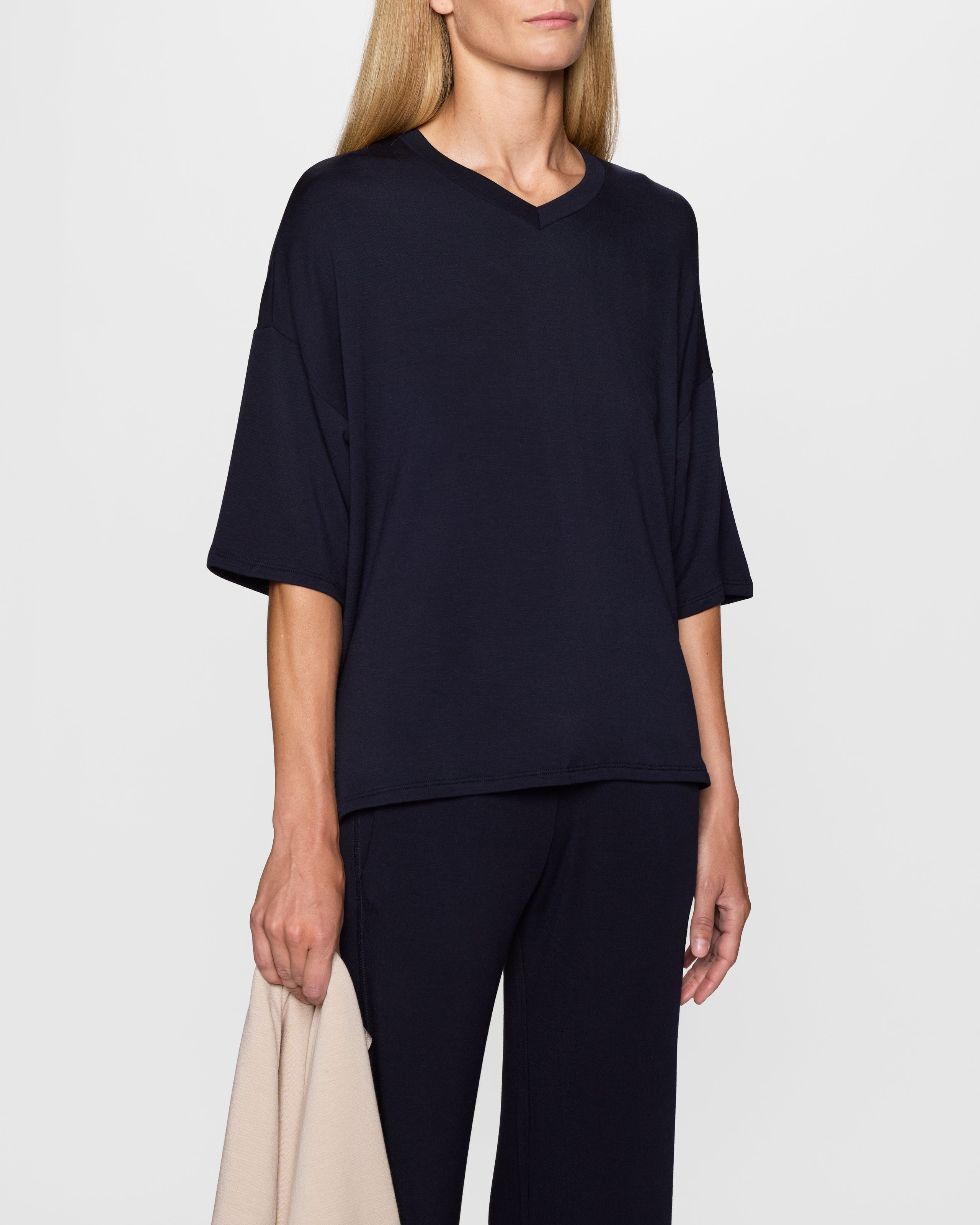 Navy | The Oversized High V