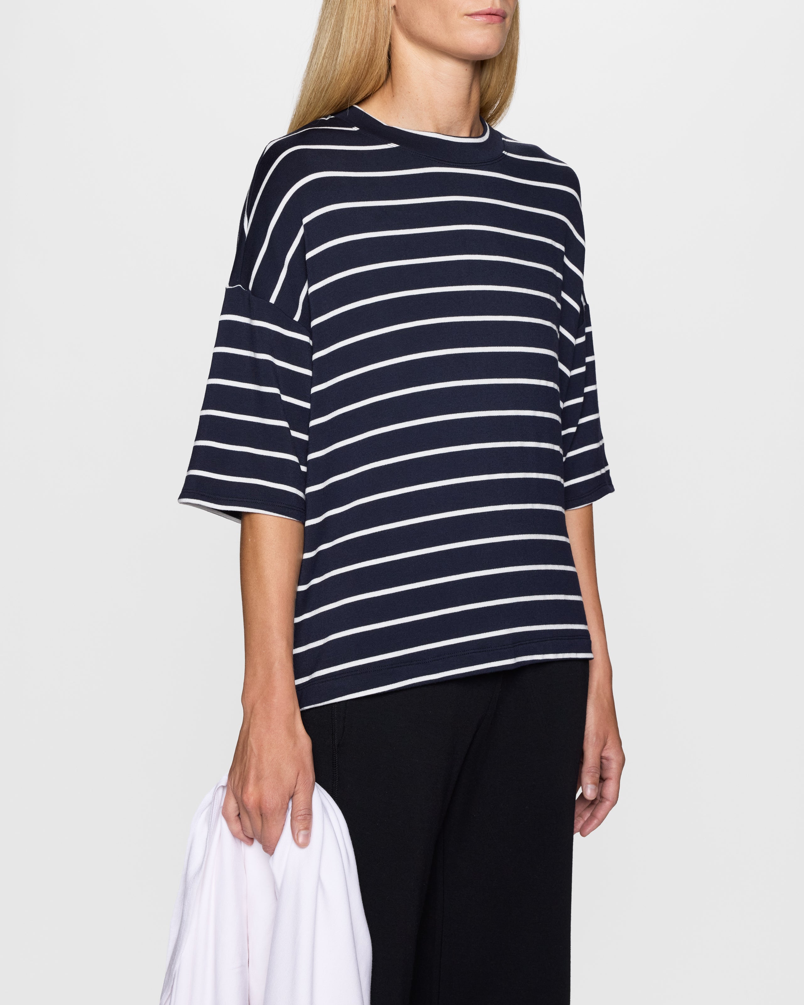 Navy Stripe | The Oversized T Shirt