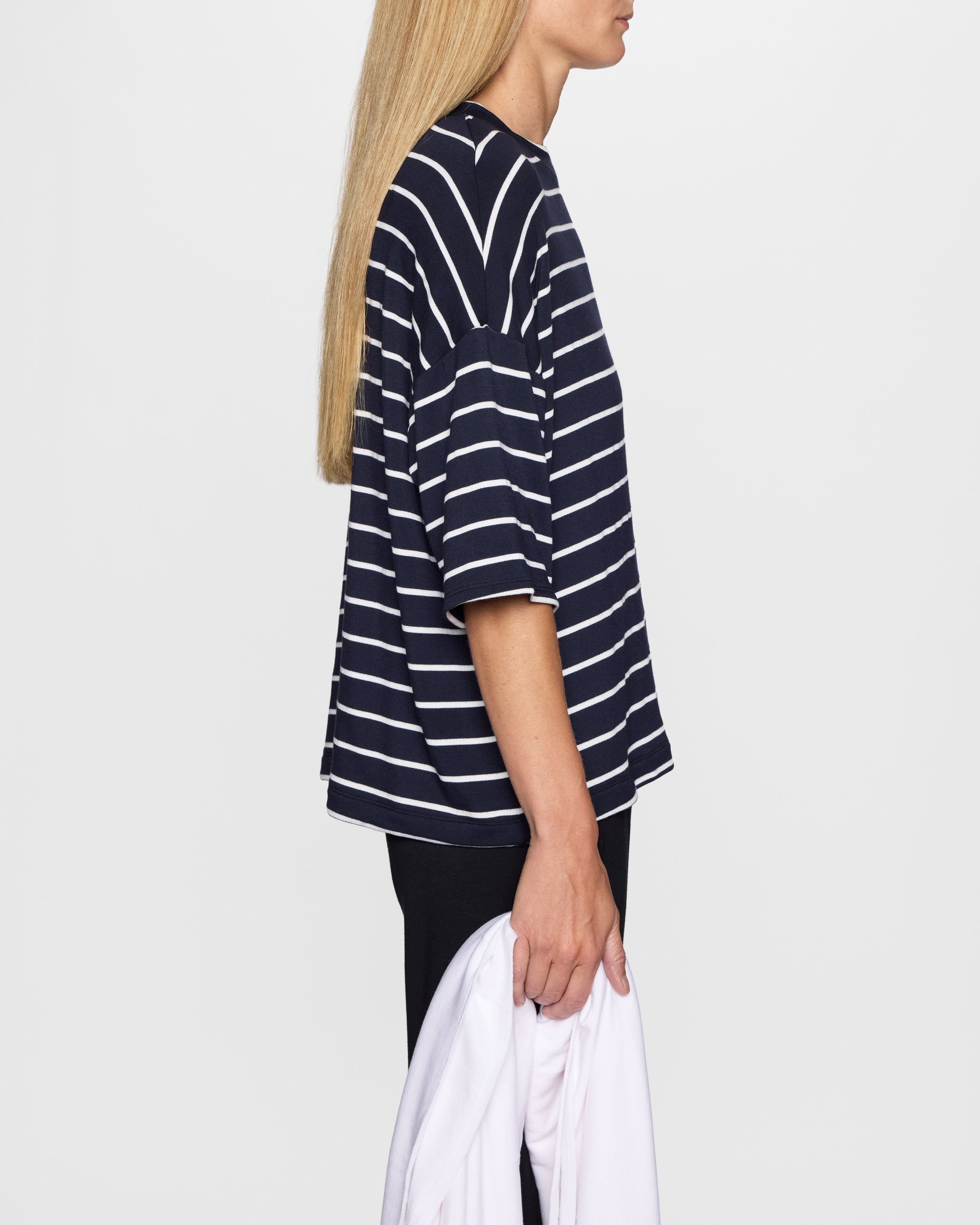 Navy Stripe | The Oversized T Shirt
