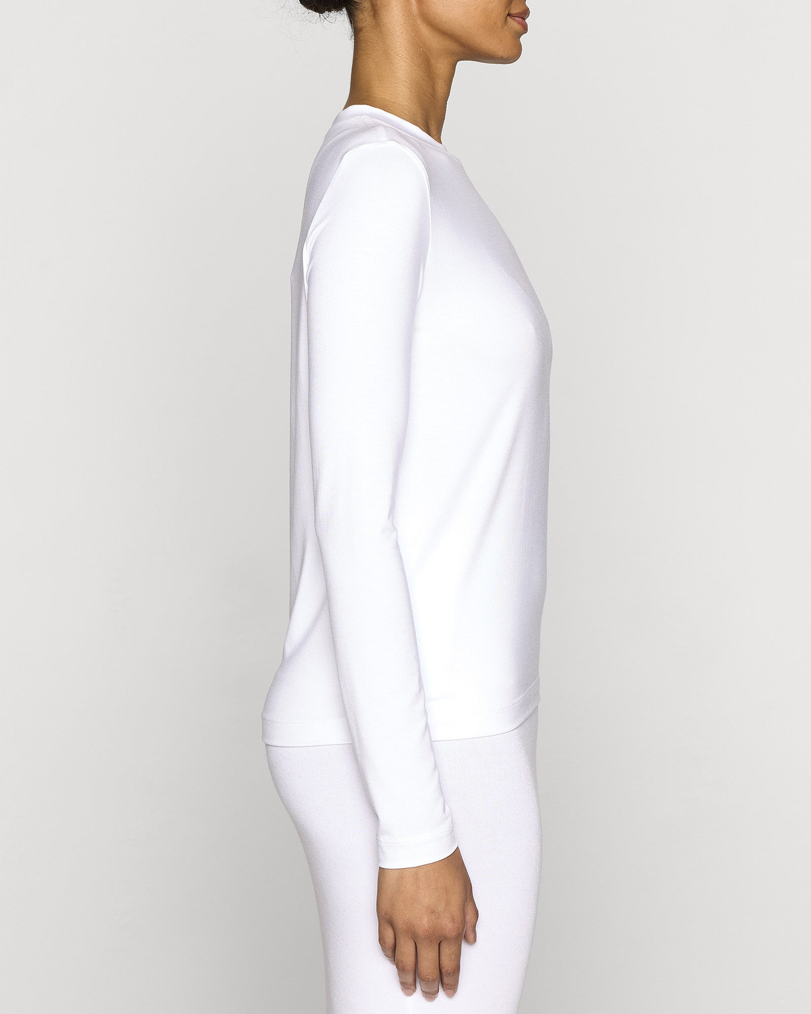 White | The Classic Crew Lite Side