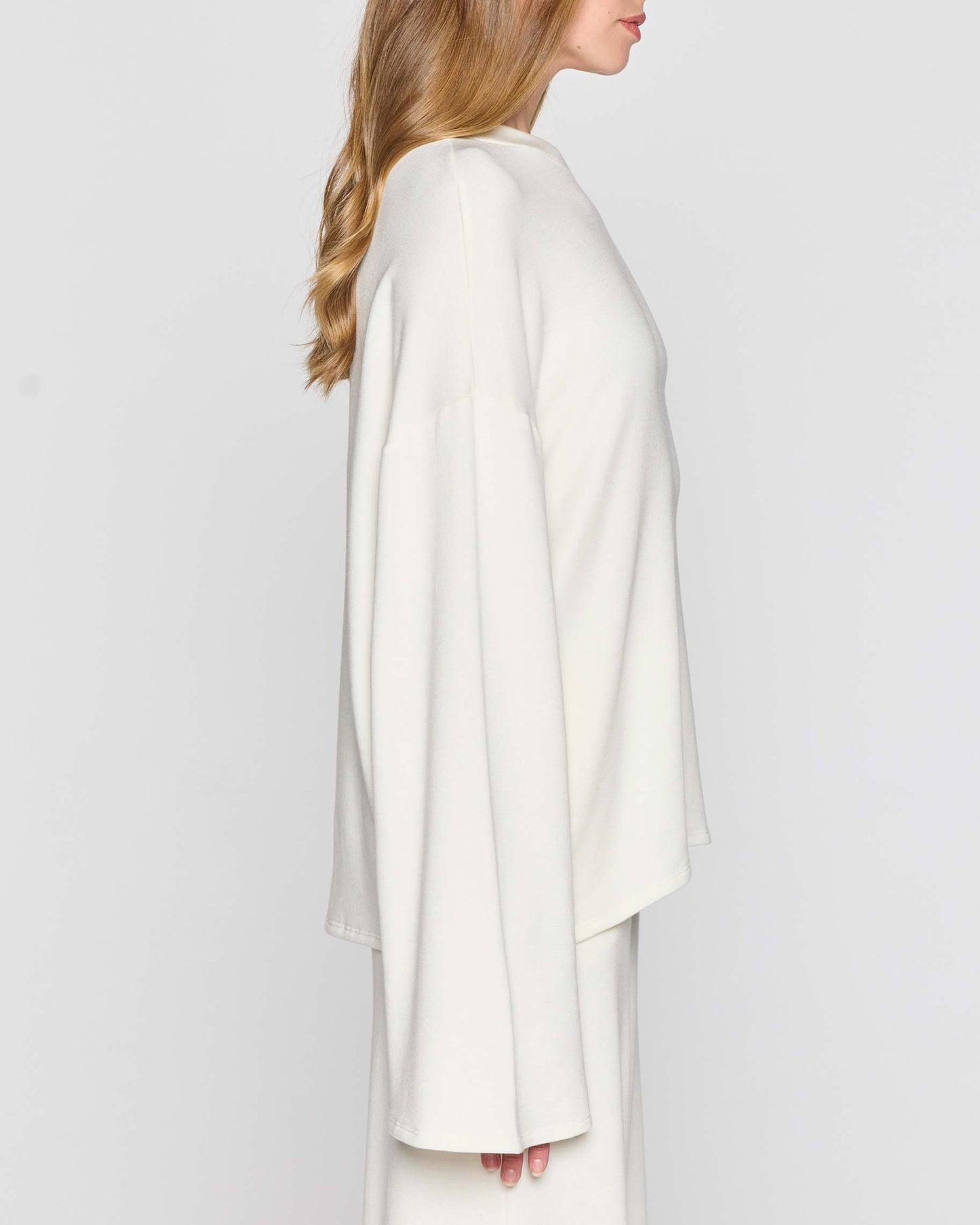 Unbleached | The Bell Sleeve Crew Side