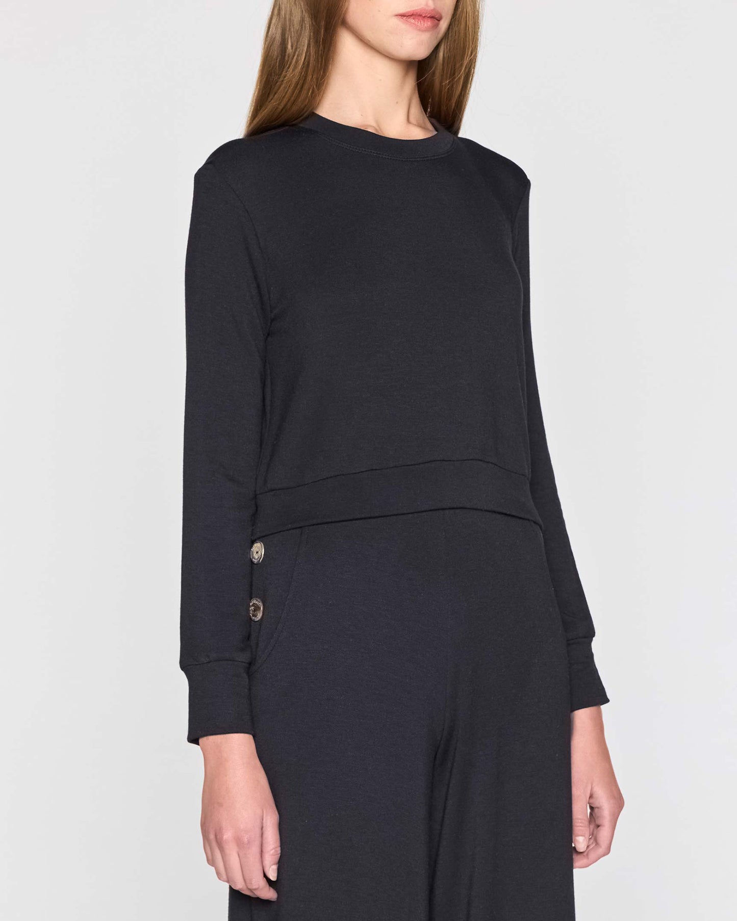 Black | The Elevated Crew Angle