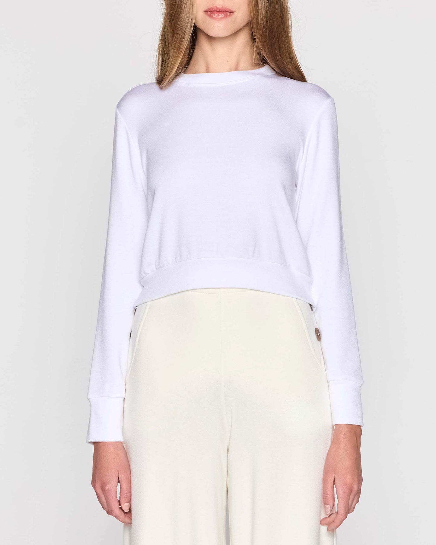 White | The Elevated Crew Front