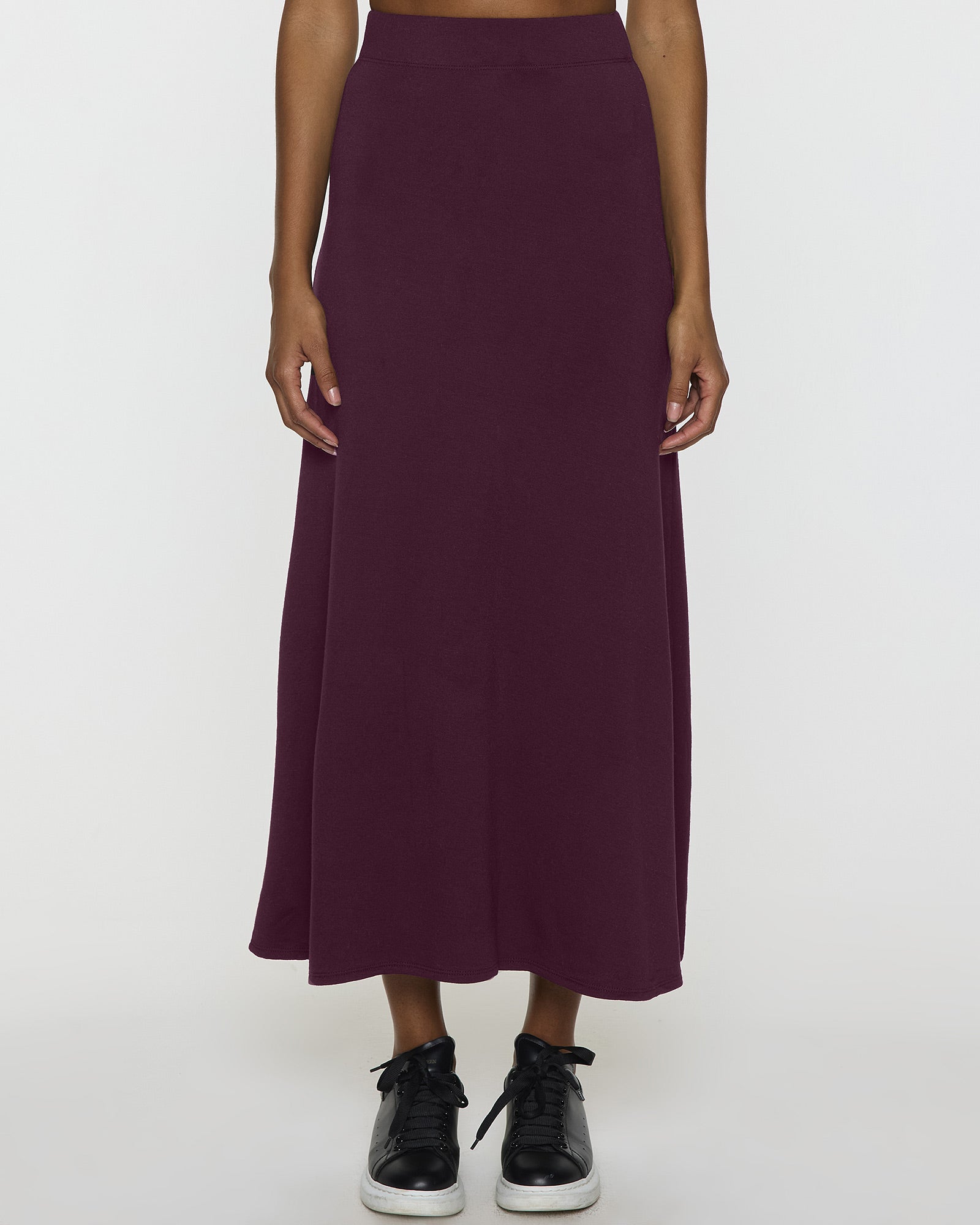 Bordeaux | The Long A-Line Skirt