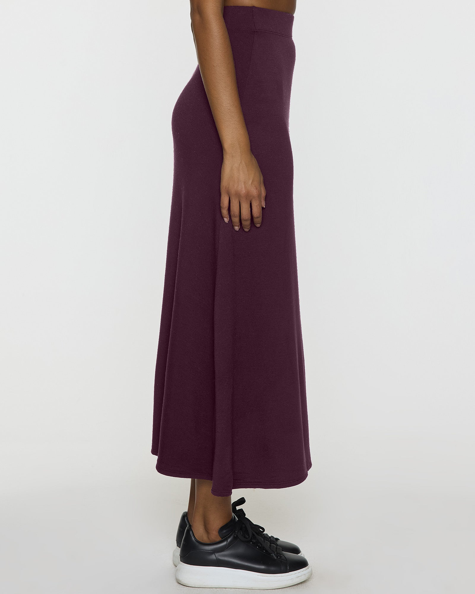 Bordeaux | The Long A-Line Skirt