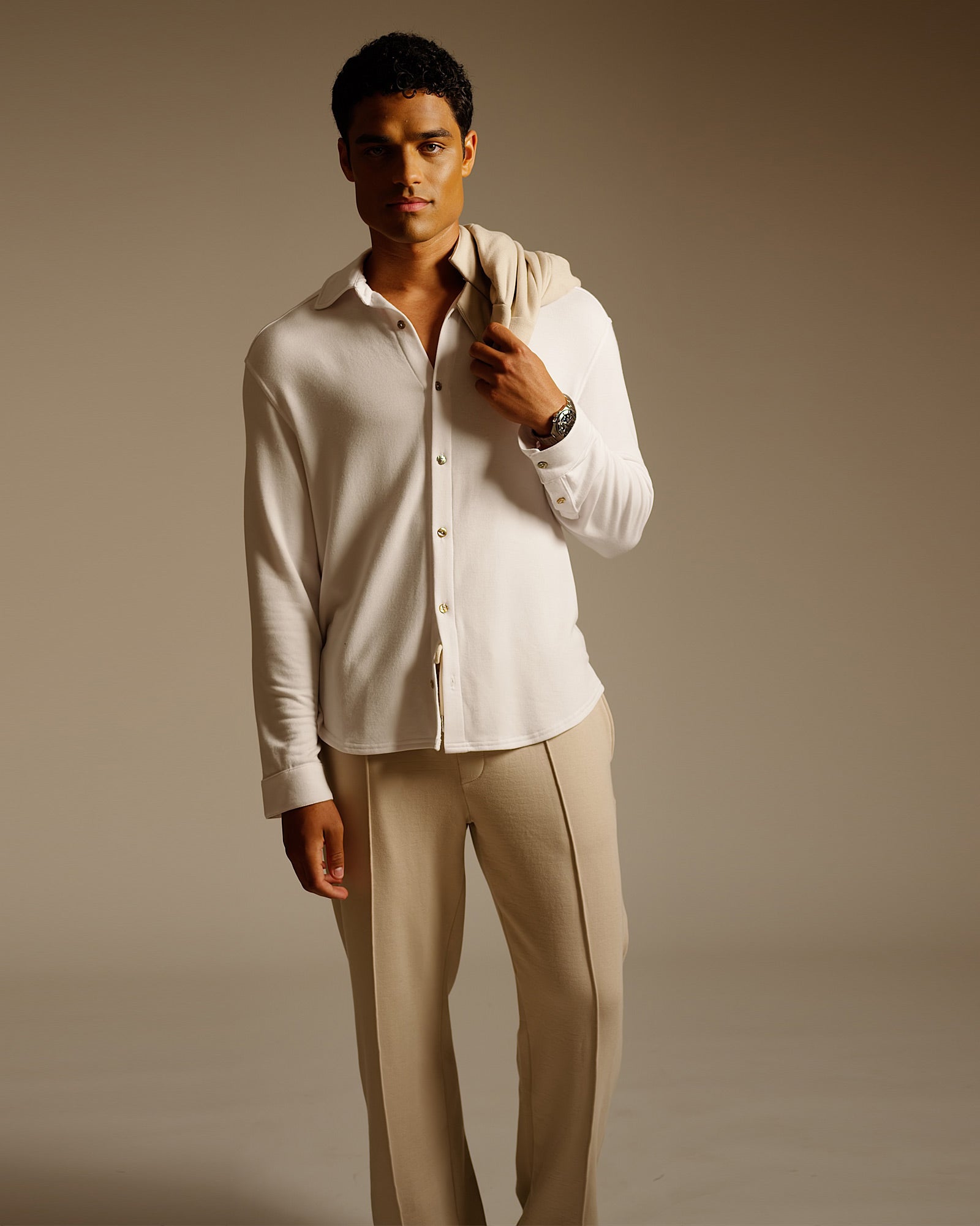 White | The Men's Classic Shirt by Bleusalt