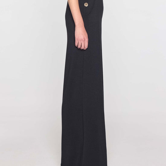 Black | Palazzo Sailor Pant Side