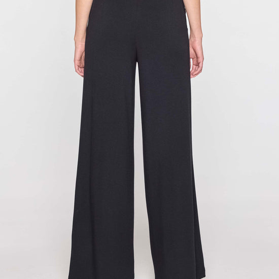 Black | Palazzo Sailor Pant Back