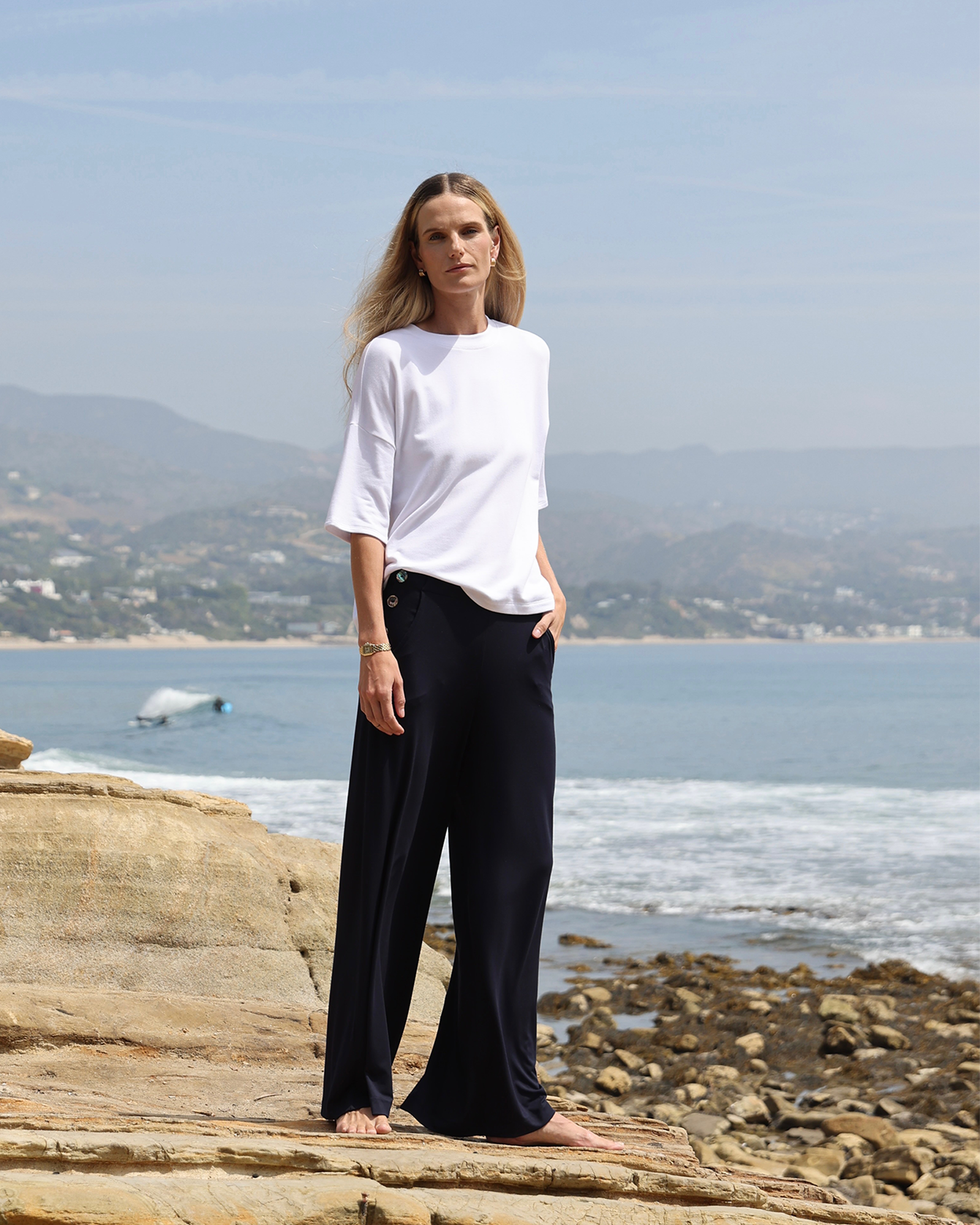 Navy | The Palazzo Sailor Pant