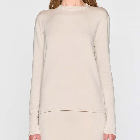 Stone | Women's Long Sleeve Crew Shirt