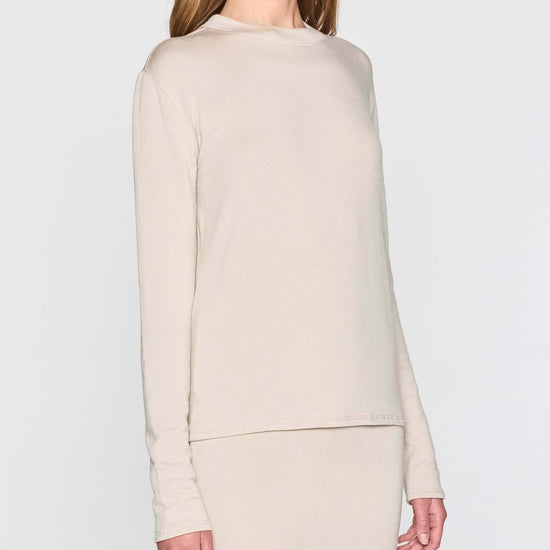 Stone | Women's Long Sleeve Crew Shirt