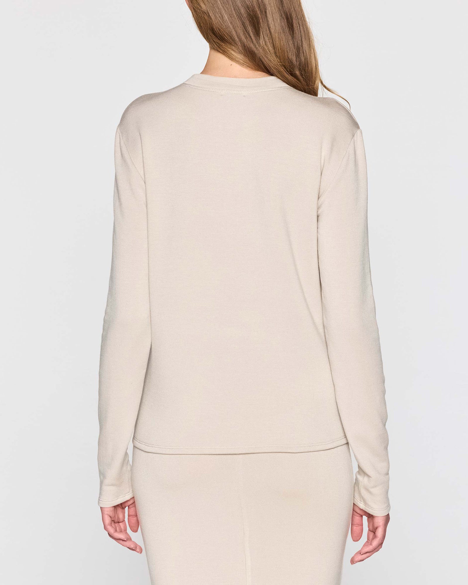 Stone | Women's Long Sleeve Crew Shirt