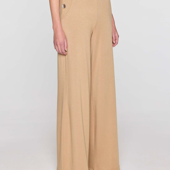 Camel | Palazzo Sailor Pant Angle