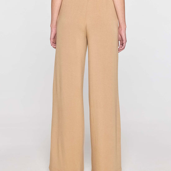 Camel | Palazzo Sailor Pant Back