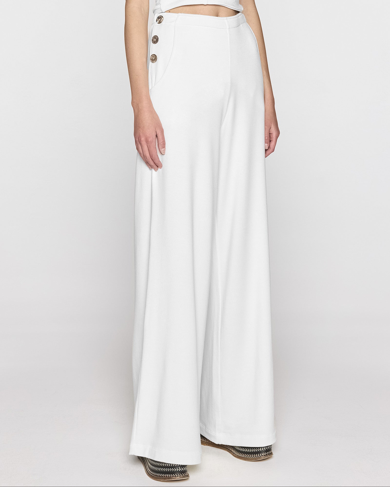 White | The Palazzo Sailor Pant