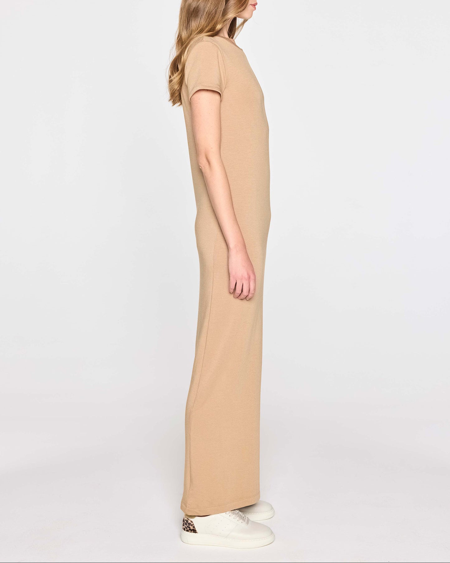 Camel | The Perfect T Dress Side