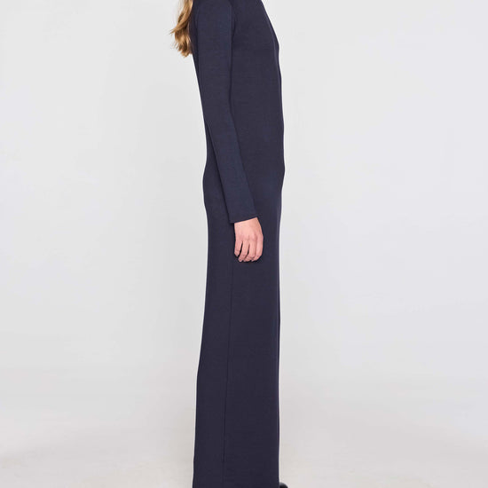 Navy | The Turtleneck Dress Side