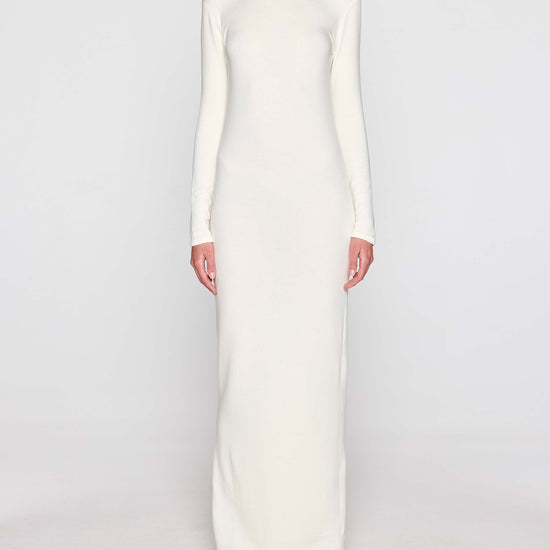 Unbleached | The Turtleneck Dress Front