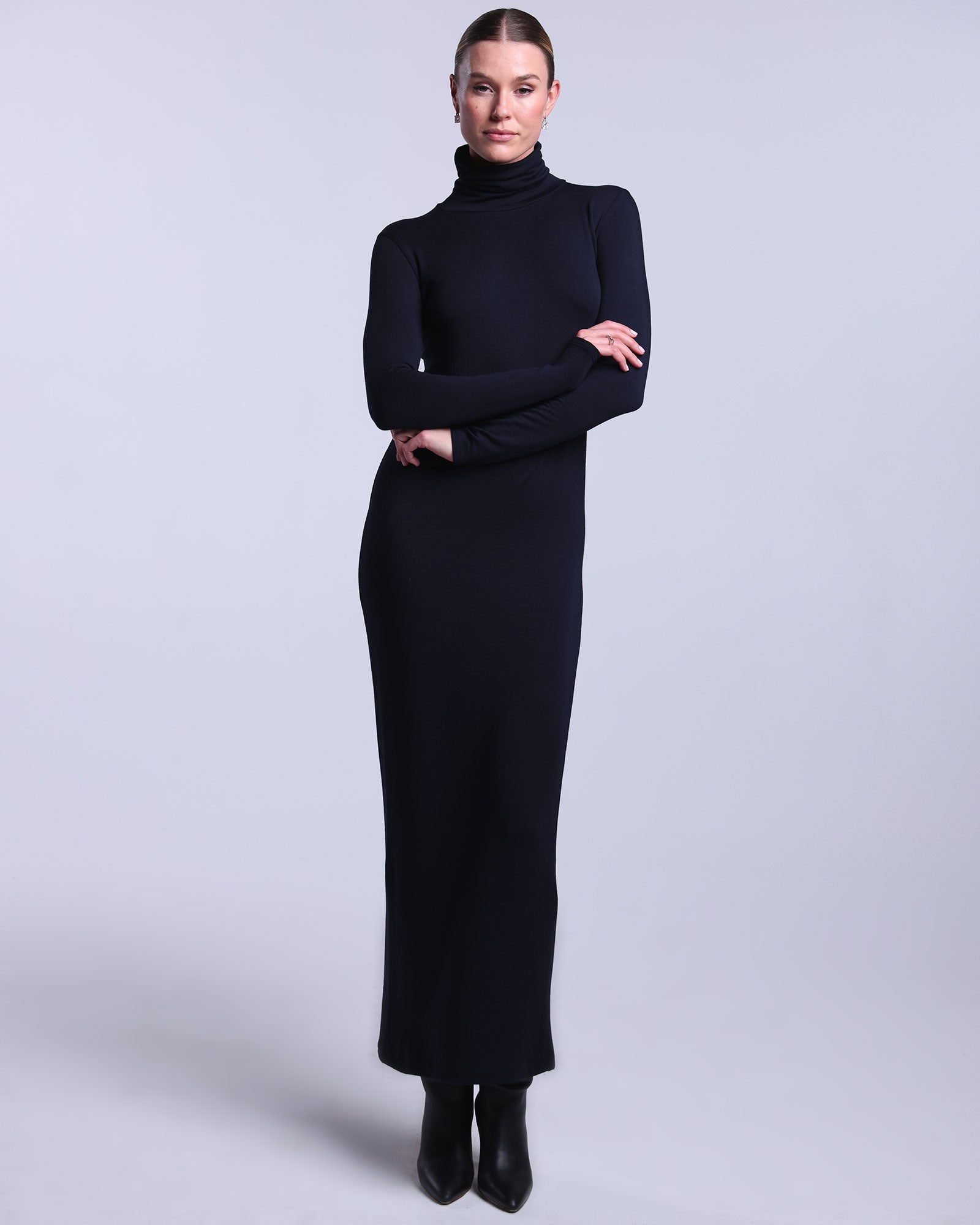Bleusalt The Turtleneck Dress | Navy | Size 1 Bleusalt The Turtleneck Dress | Navy | Size 1