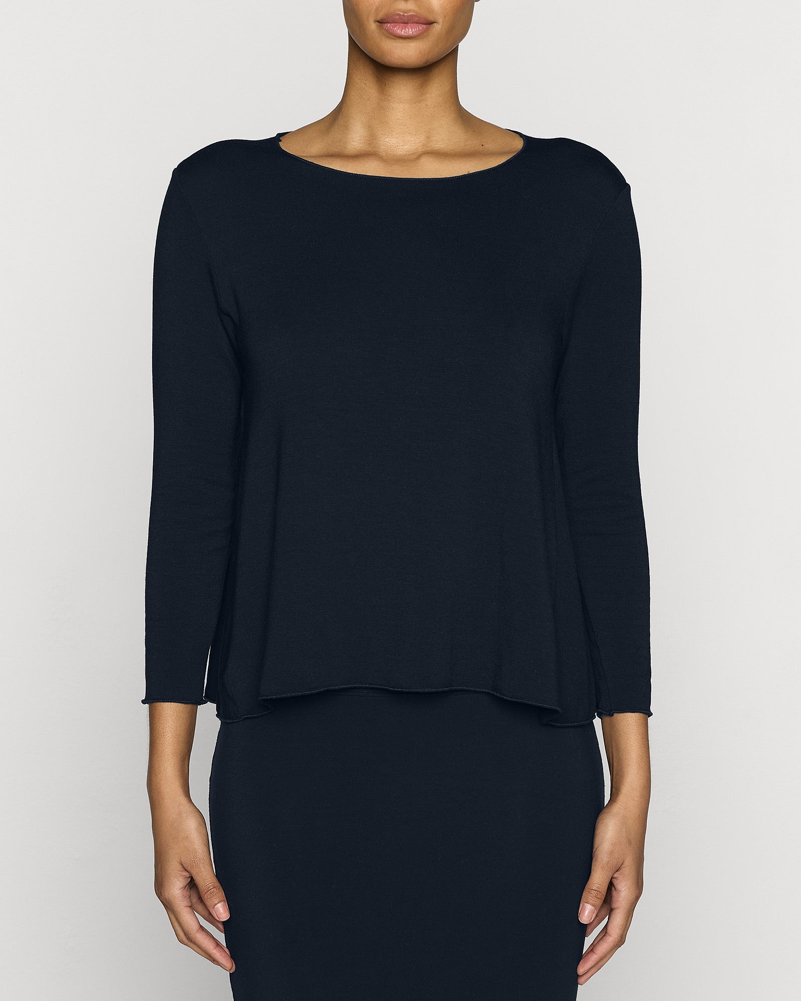 Navy | The Barbra Top