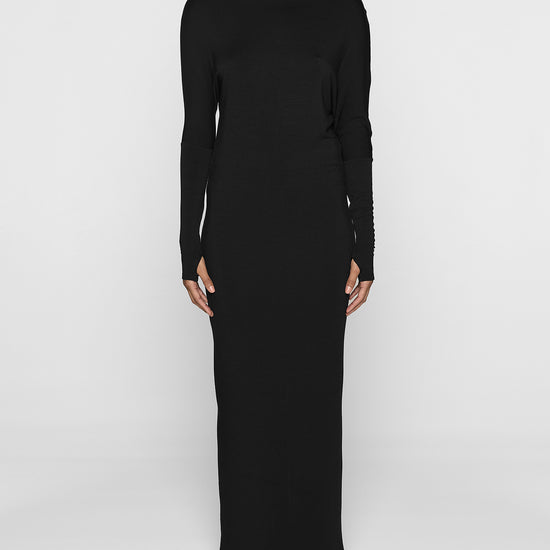 Black | Cindy Dress Front