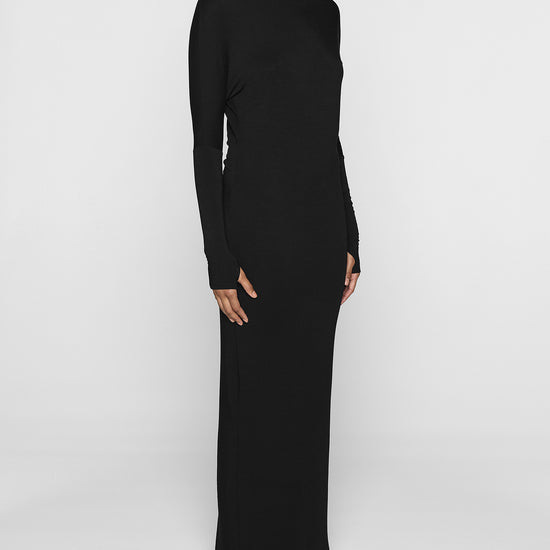 Black | Cindy Dress Angle