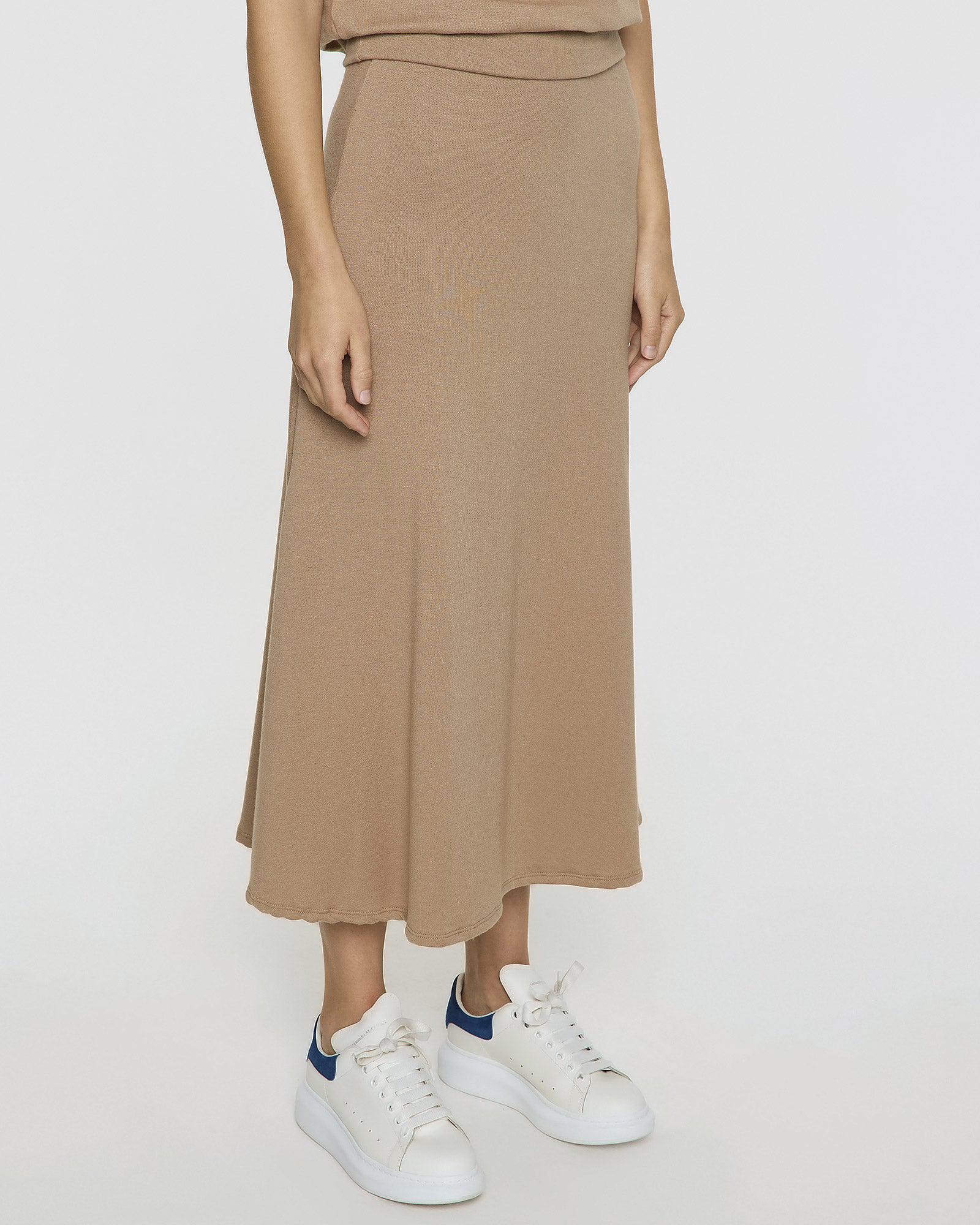 Camel | The A-Line Skirt by Bleusalt