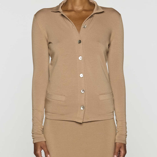 Camel | Soft Women's Cardigan