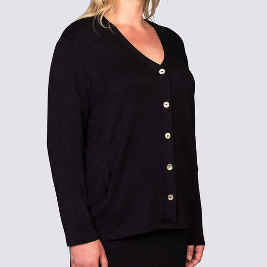 Black | The Oversized Womens Cardigan