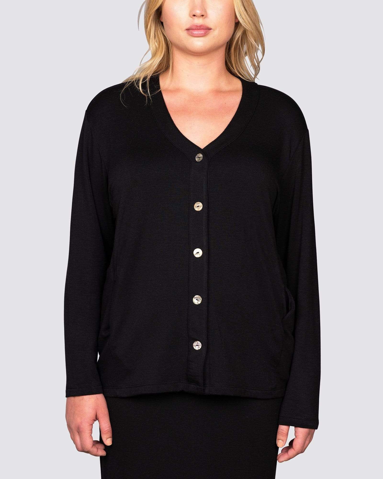 Black | The Oversized Womens Cardigan