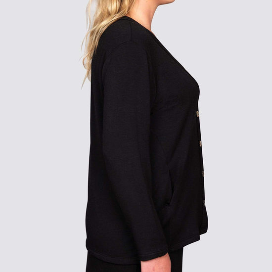 Black | The Oversized Womens Cardigan