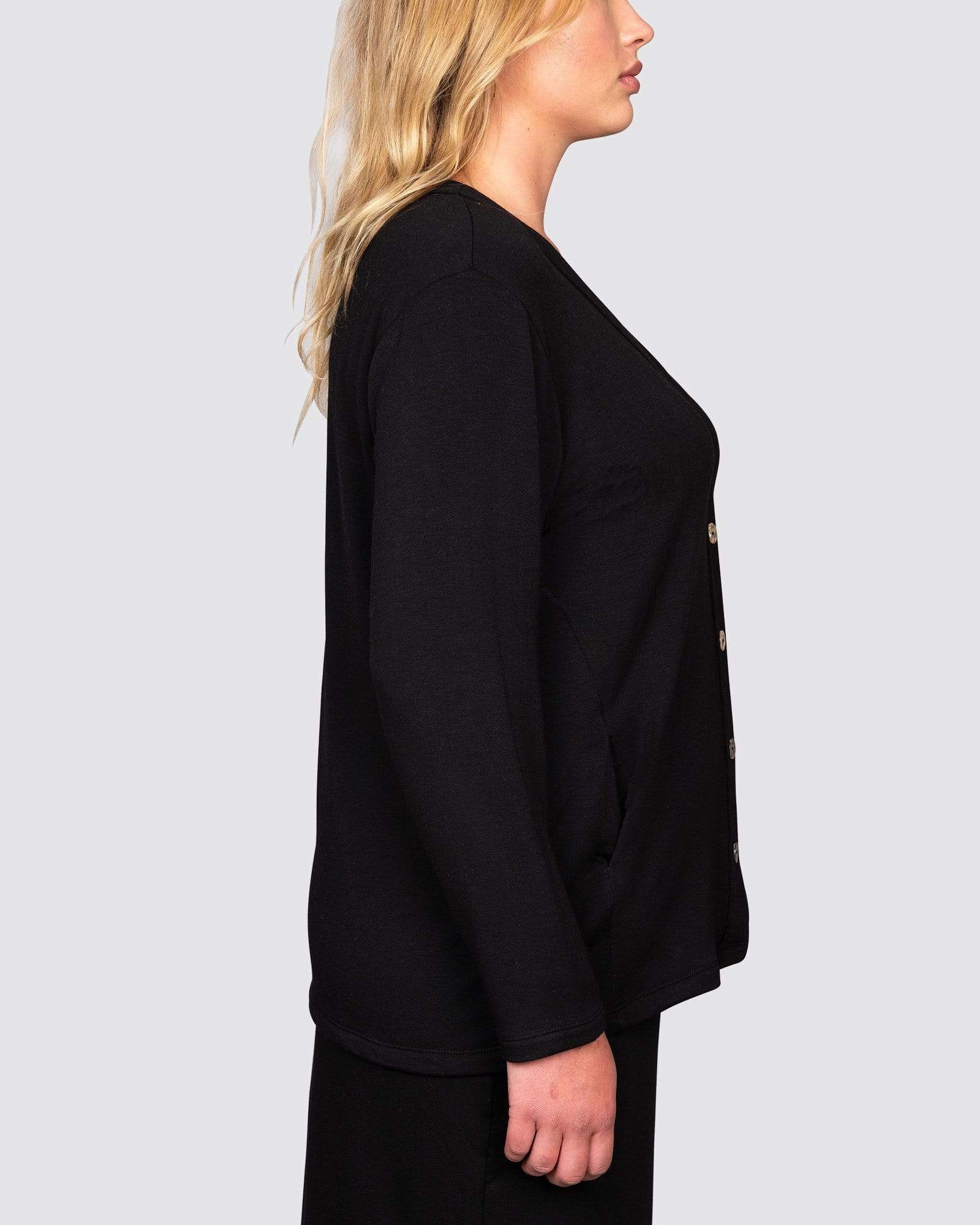 Black | The Oversized Womens Cardigan