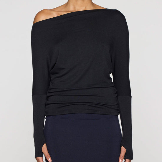 Black | The Cindy Top designed with Cindy Crawford