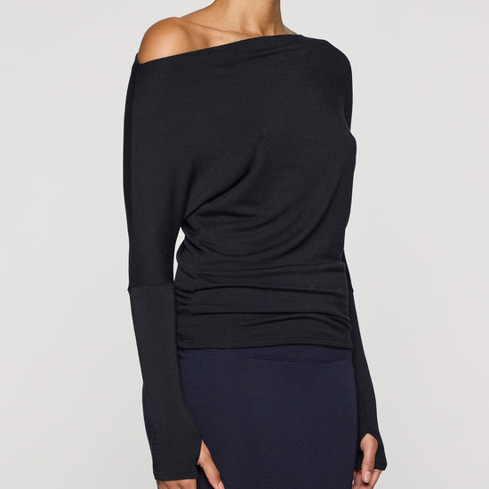 Black | The Cindy Top designed with Cindy Crawford