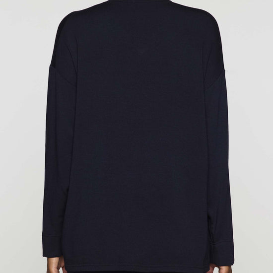 Navy | The Oversized V-Neck